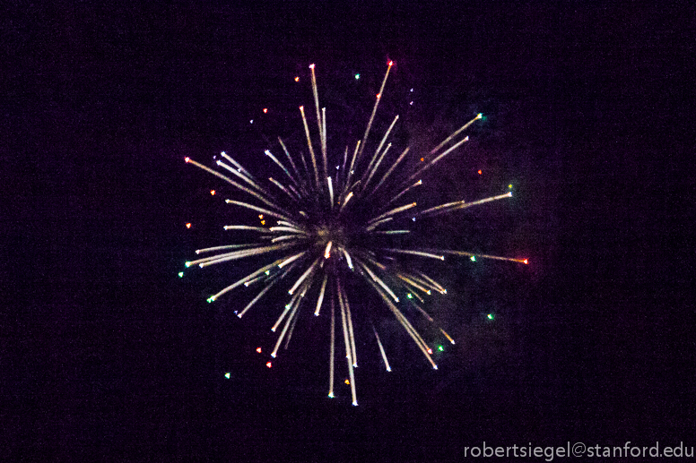 fireworks by helicopter